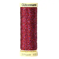 Нитки Gutermann Metallic Effect W331 №247 красный блеск 50 м