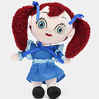 Детская плюшевая мягкая игрушка кукла Поппи красные волосы 25 см