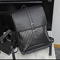 Мужской городской ранец мужской кожаный рюкзак портфель черный сумка для ноутбука документов