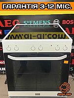 Електрична плита VOSS 60см біла Варочна склокераміка Гриль і конвекція з Німеччини б\у ЄВРОПА