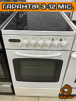 Електрична плита PRIVILEG 50см духовка електрична біла склокерамічна варочна б/у ЄВРОПА