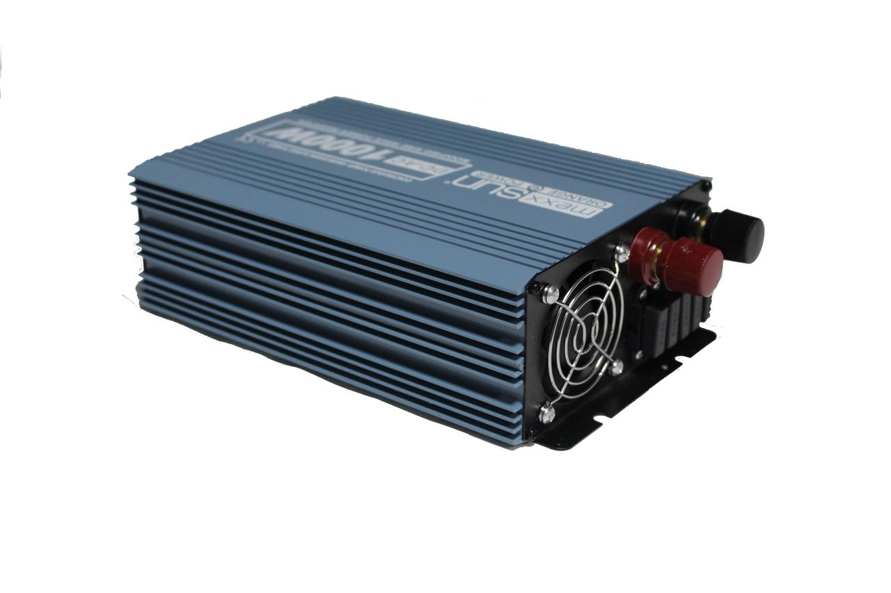 Инвертор Mexxsun MXS-1000 12В 220В для підключення побутових пристроїв потужність 1000Вт модифікована синусоїда