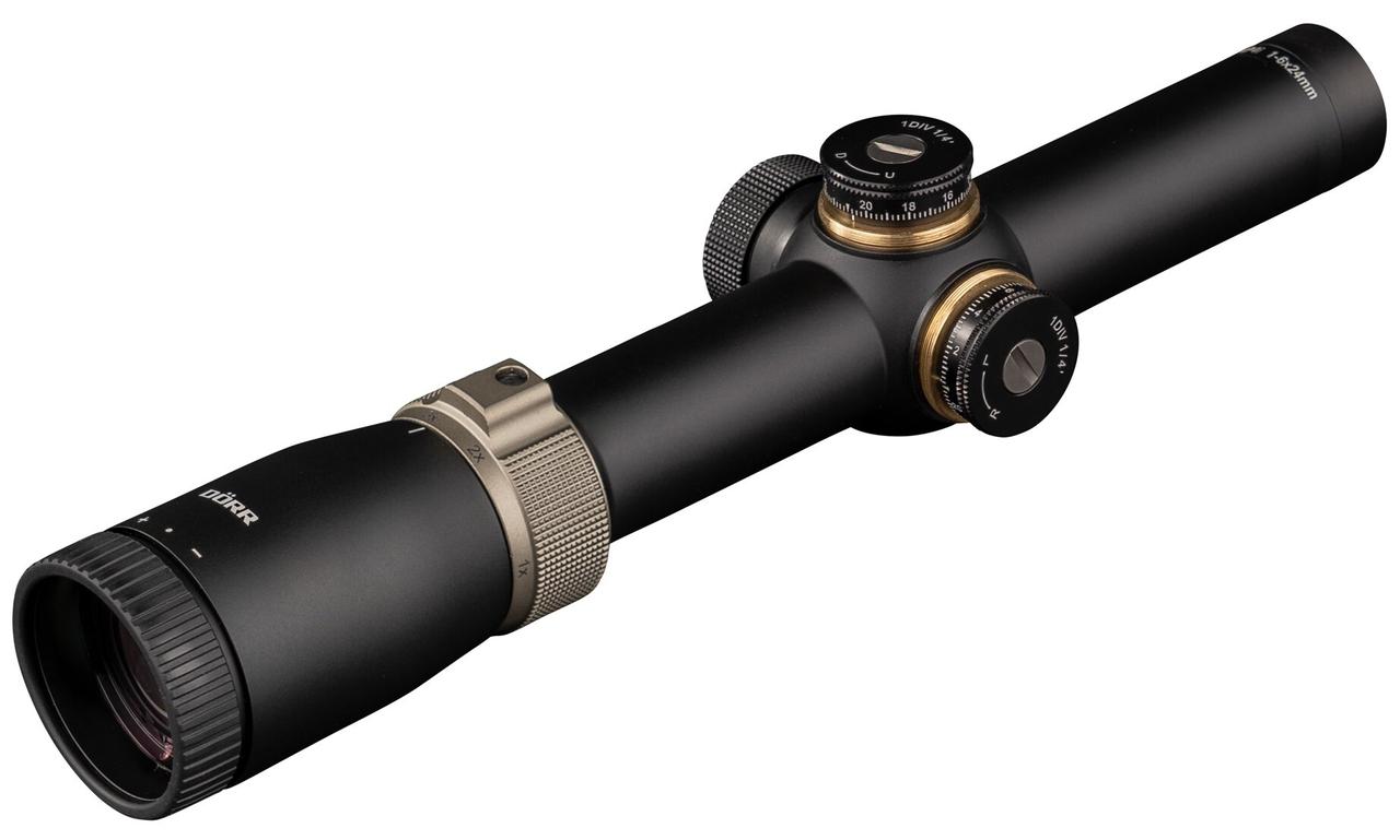 Монокуляр DORR Milan XP 4I 1-6x24 mm Reticle 4A Red Dot , Гарантія, фото 1