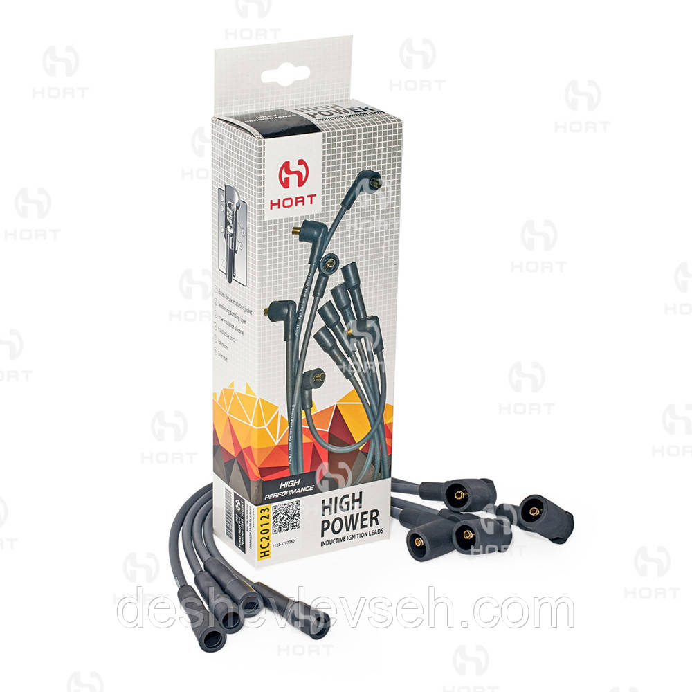 Дріт вис/вольт ВАЗ-2123 HORT (High Performance), 2123-3707080, (HC20123), (HORT), фото 1
