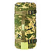 Тактичний флісовий плед 150х180см – ковдра для військових із чохлом. Колір: піксель, фото 3