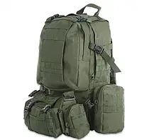 Тактический рюкзак SKALA 55л (черный, хаки) комплект пиксель