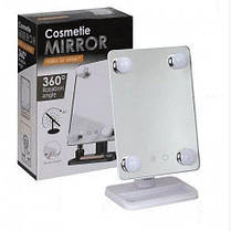 Настільне дзеркало для макіяжу Cosmetie mirror 360 Rotation Angel з підсвіткою. YI-484 Колір: білий, фото 2