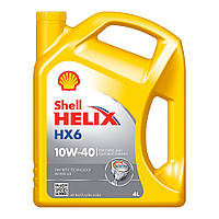 Масло 10W40 4л Helix SN/CF A3/B3, (HX6), (SHELL)