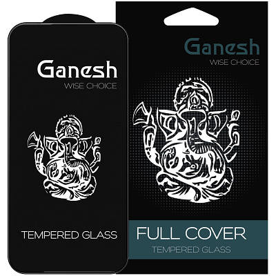 Захисне скло Ganesh (Full Cover) для Apple iPhone 12 Pro/12 (6.1")