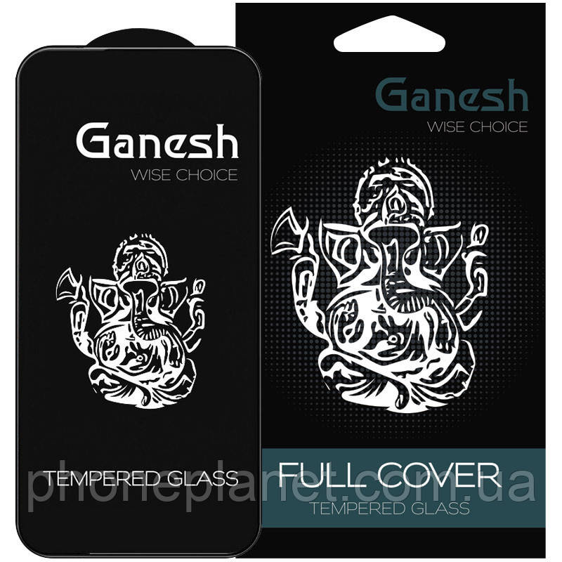 Захисне скло Ganesh (Full Cover) для Apple iPhone 12 Pro/12 (6.1"), фото 1