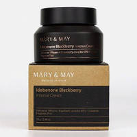 Антиоксидантный омолаживающий крем с идабеноном MARY&MAY Idebenone Blackberry Intense Cream