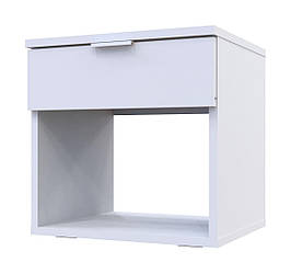 Тумба приліжкова GN1, 40х35х40 см. Біла