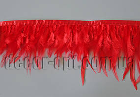 Перо-спідниця червона 8-13 см/45-47см