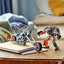 Конструктор LEGO Marvel 76245 Примарний гонщик: робот і мотоцикл, фото 6