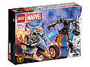 LEGO Marvel 76245 Примарний гонщик: робот і мотоцикл, фото 10