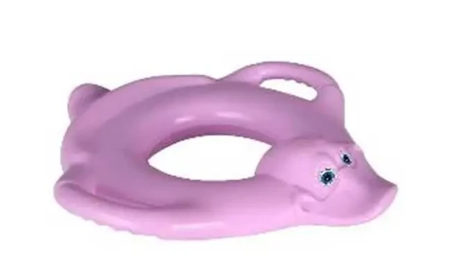 Накладка для унітазу 07-513 (12) РОЖЕВИЙ, "Pilsan", пискавка, фото 1