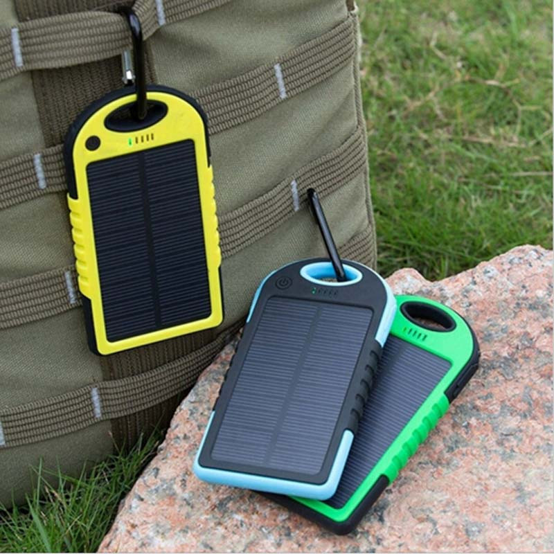 Портативное зарядное Power Bank Solar 30000 mAh на солнечной батареи |