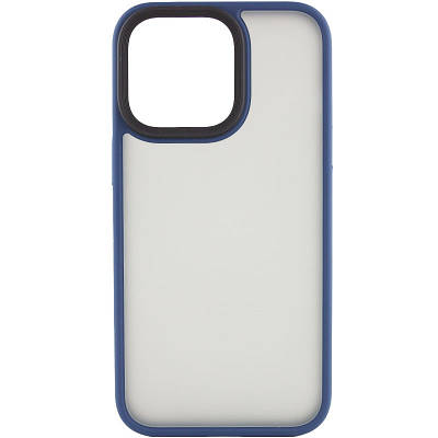 TPU+PC чохол Metal Buttons для Apple iPhone 13 Pro (6.1") TPU+PC, Синій