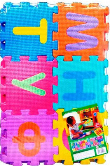 Килимок Мозаїка M 0379 EVA, Український алфавіт (36 деталей)