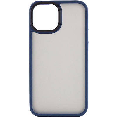 TPU+PC чохол Metal Buttons для Apple iPhone 13 (6.1") TPU+PC, Синій