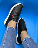 Жіночі спортивні кросівки чорні на літо (121421), фото 5