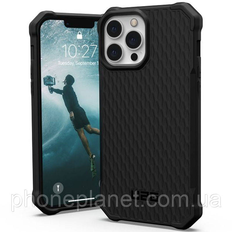 Чохол TPU UAG ESSENTIAL Armor для Apple iPhone 12 Pro/12 (6.1") Силікон, Чорний, фото 1