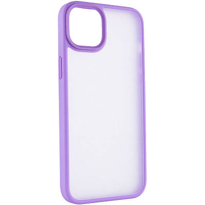 TPU+PC чехол Metal Buttons для Apple iPhone 13 mini (5.4") TPU+PC, Бузковий