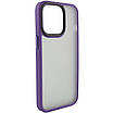 TPU+PC чохол Metal Buttons для Apple iPhone 14 Plus (6.7") TPU+PC, Темно-фіолетовий, фото 3