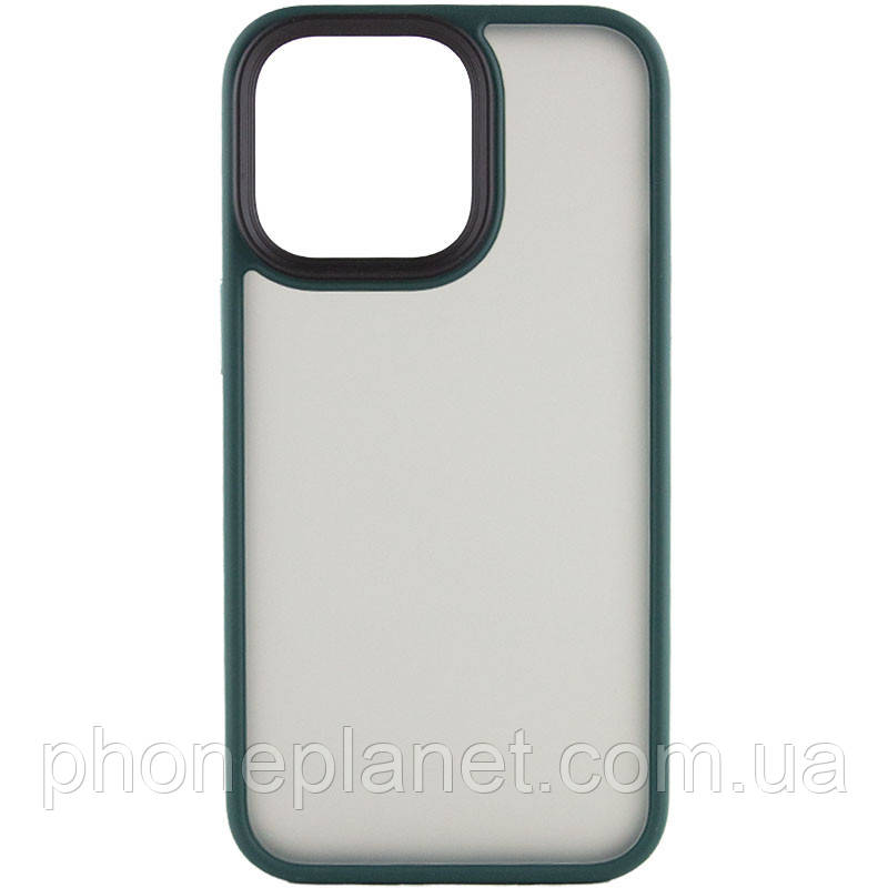 TPU+PC чохол Metal Buttons для Apple iPhone 14 Pro Max (6.7"), фото 1