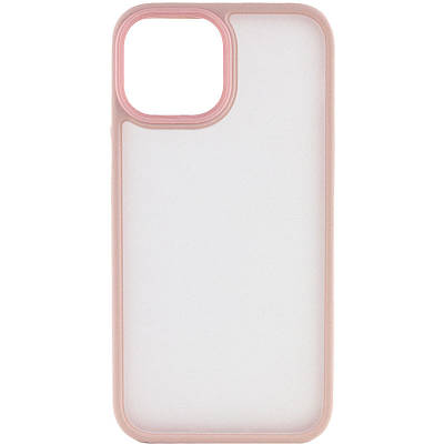 TPU+PC чохол Metal Buttons для Apple iPhone 13 (6.1") TPU+PC, Рожевий