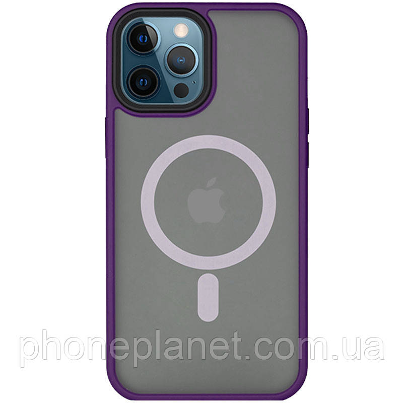 TPU+PC чохол Metal Buttons with MagSafe для Apple iPhone 14 Pro (6.1"), фото 1