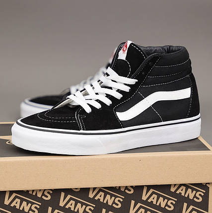 Високі кеди Vans Old Skool SK8-HI чоловічі кеди vans, vans кеди жіночі, ванс олд скул унісекс, фото 2