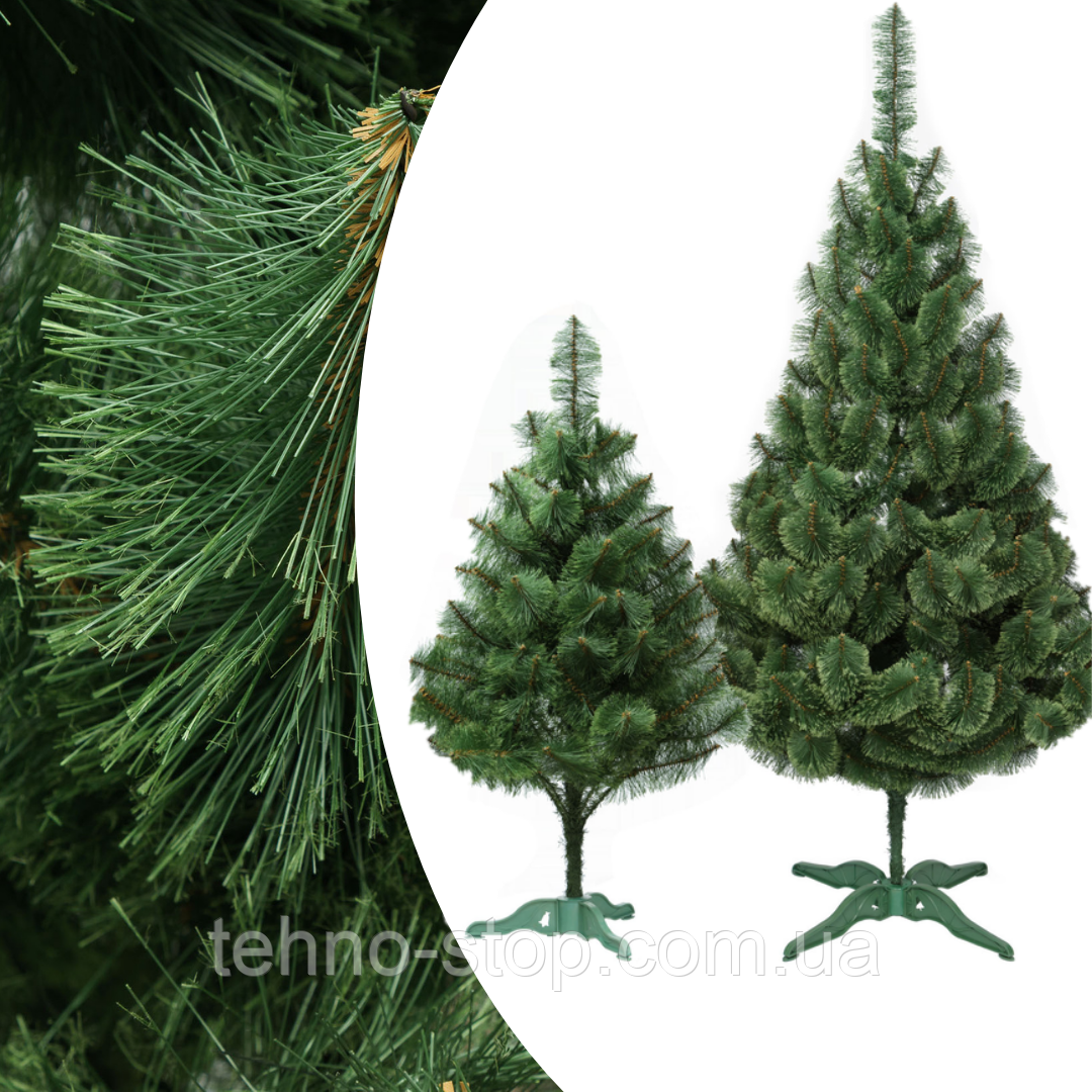Сосна зелёная 180 метр искусственная пышная елка, классическая Праздничная новогодняя елка в дом - фото 1 - id-p1806936701