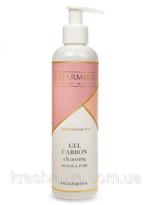 Гель для вмивання з активованим вугіллям "Детокс та очищення" Gel Carbon Cleansing Detox & Pure, 250 мл