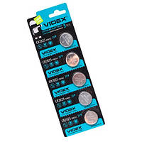 Батарейка таблетка 5шт CR2025 5003LC DL2025 3В Videx, литий, 100414