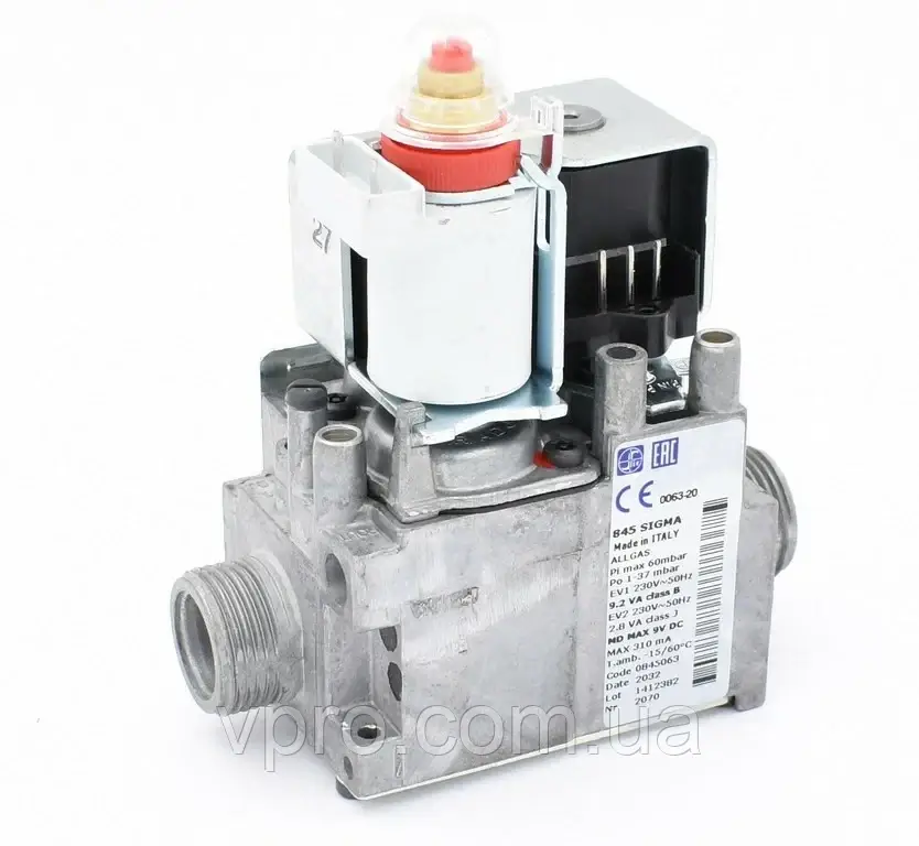 Газовий клапан SIT 845 для навісного котла Immergas 1.021496