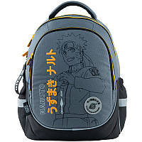 Школьный рюкзак с ортопедической спинкой серый Kite Education Naruto NR23-700M