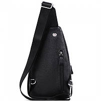 Чоловічий шкіряний рюкзак Keizer K15609bl-black, фото 6