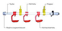Ниппельное поение (готовая система на 3 ниппельных поилок)