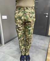 Брюки тактические, Мультикам, усиленная коленная зона, весна, военные штаны ЗСУ Yakeda, тактические штаны