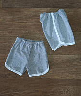 Шорты трикотажные детские серые для спорта от производителя оптом р.34 36