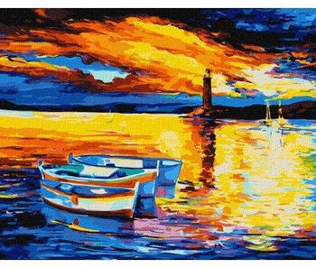 Картина за номерами - Помаранчевий штиль KHO2711 G-Rich