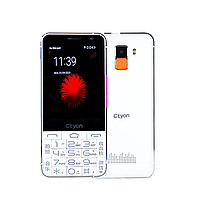 CTYON CT06 Смартфон кнопочний сенсорний, білий (3G, Android 6.0, FM-радіо, Wi-Fi)