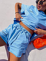 Жіночий літній костюм шорти та футболка, фото 5