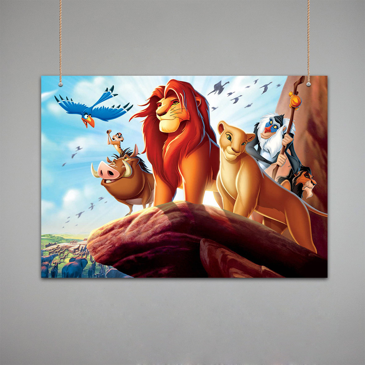 Постер: Король Лев, Lion King (Макет No4)