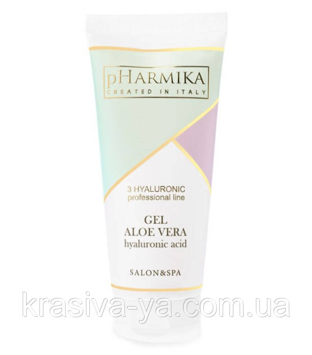 Гель Алое-Віра з гіалуроновою кислотою Gel Aloe With Hyaluronic Acid, 200 мл