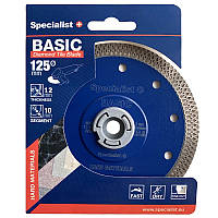 Диск алмазний Specialist+ BRITVA 125x1.2x22