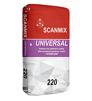 Клей для пенополистирольных и минераловатных плит Scanmix Universal 220 (25 кг)