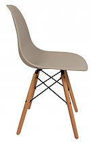 Крісло для кухні на ніжках Bonro В-173 FULL KD коричневе, фото 3