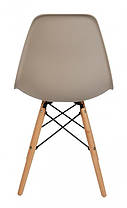 Крісло для кухні на ніжках Bonro В-173 FULL KD коричневе, фото 3